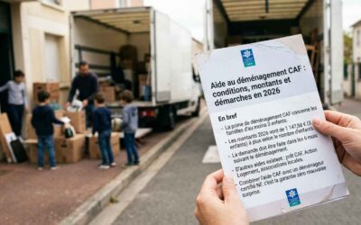 Aide au déménagement CAF : conditions, montants et démarches en 2026